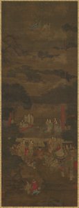 Vimalakirti ve Manjusri Söylemi, 16-17. yüzyıl. by Unbekannt