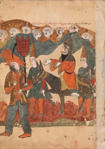 İtibarsız Çileci, Kasabada Bir Eşek Üzerinde Geçiyor..., 18. yüzyıl. by Unbekannt