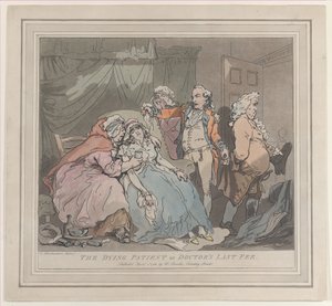 Ölen Hasta veya Doktorun Son Ücreti, 1 Nisan 1786., 1 Nisan 1786. by Unbekannt