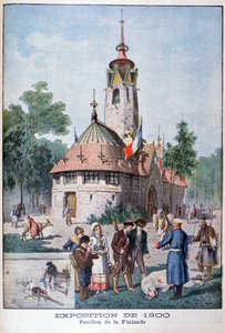 1900 Evrensel Sergisindeki Finish pavyonu, Paris, 1900 by Unbekannt