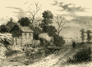 St. Pancras yakınlarındaki Fleet Nehri, 1825, c1876. by Unbekannt
