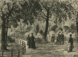 Çiçek Yürüyüşleri, Kensington Bahçeleri, c1876. by Unbekannt