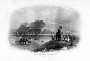 Chunar Kalesi, Hindistan, 19. yüzyıl by Unbekannt