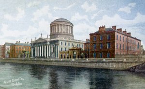 Dört Mahkeme, Dublin, İrlanda, c1900s-c1920s by Unbekannt