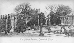 Fransız Bahçeleri, Chatsworth House, Derbyshire, 19. yüzyılın sonu veya 20. yüzyılın başı by Unbekannt