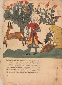 Fare Bağlanmış Kaplumbağayı Serbest Bırakırken Ceylan Avcıyı Çekiyor..., 18. yüzyıl. by Unbekannt