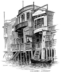 Üzüm halk evi, Limehouse, Londra, 1887 by Unbekannt