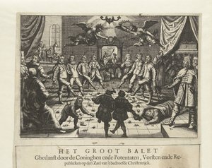 Büyük Avrupa Savaş Balesi, c. 1643. by Unbekannt
