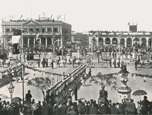 Bir Bayram Gününde Büyük Meydan, Montevideo, Uruguay, 1895. by Unbekannt