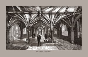 Guild-Hall Crypt, 1886. by Unbekannt