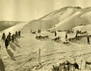 Hafelekarbahn telesiyeji, Innsbruck, Tirol, Avusturya, c1935. by Unbekannt