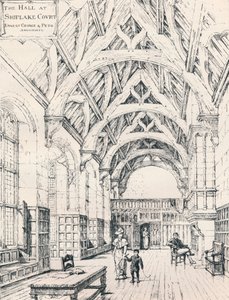 Salon, Shiplake Mahkemesi, 1898 by Unbekannt