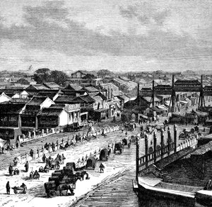 The High Street, Pekin, c1890 by Unbekannt