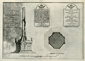 Holwell Anıtı, c1820, 1925. by Unbekannt