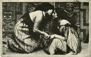 Hongi, Bir Maori Tebrik, c1948. by Unbekannt