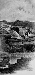 Gardiners Nehri yakınlarındaki Kaplıcalar, 1883 by Unbekannt