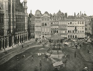 Hotel de Ville, Brüksel, Belçika, 1895. by Unbekannt