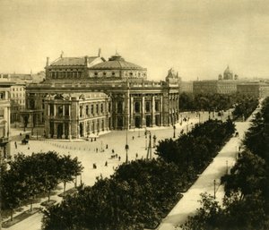 İmparatorluk Mahkemesi Tiyatrosu, Viyana, Avusturya, c1935. by Unbekannt