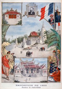 1900 Evrensel Sergisinde Çinhindi pavyonu, Paris, 1900 by Unbekannt