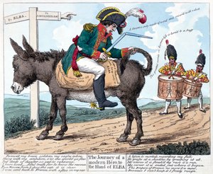 Modern Bir Kahramanın Elba Adasına Yolculuğu, 1814. by Unbekannt