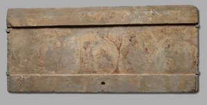 Üç Savaşçının İki Şeftali ile Öldürülmesi, MÖ 206 - MS 220. by Unbekannt
