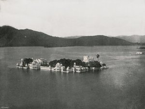 Göl Sarayı, Udaipur, Hindistan, 1895. by Unbekannt