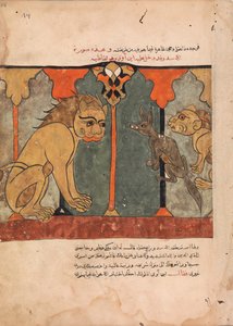 Aslan-Kral, 18. yüzyıldan kalma bir Kalila ve Dimna