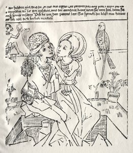 Aşıklar, c. 1470. by Unbekannt