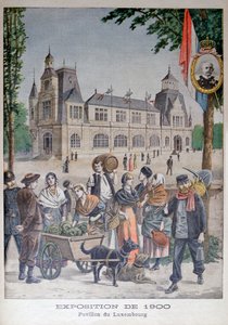 1900 Evrensel Sergisinde Lüksemburg pavyonu, Paris, 1900 by Unbekannt