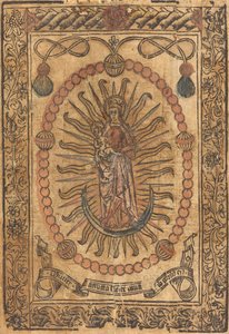 Bir Tespihte Madonna ve Çocuk, c. 1490. by Unbekannt