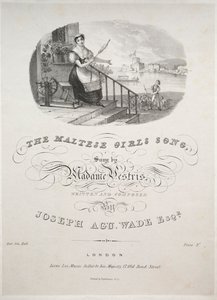 Malta Kızları Şarkısı, 1800