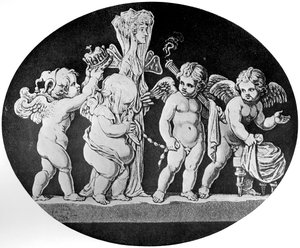 Aşk Tanrısı ve Ruhun Evliliği, 1797 by Unbekannt