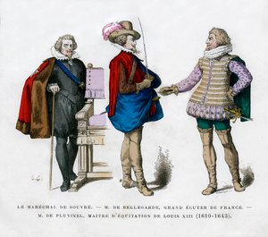 Souvre Mareşali, M de Bellegarde ve M de Pluvinel, 17. yüzyıl 1882-1884 by Unbekannt