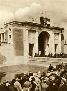 Menin Kapısı açıldı, Ypres, Belçika, 24 Temmuz 1927, 1935. by Unbekannt