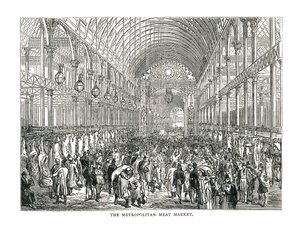 Metropolitan Et Pazarı, 1878 by Unbekannt
