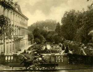 Mirabell Sarayı ve bahçeleri, Salzburg, Avusturya, c1935. by Unbekannt