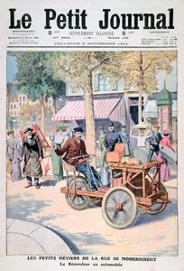 Sokak Tüccarlarının Modernleşmesi: Bıçak Öğütücü Araba, 1911 by Unbekannt