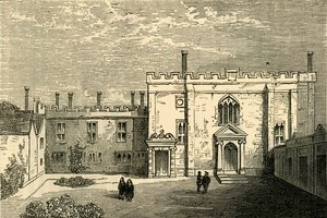 Kudüs Aziz John Manastırı, Clerkenwell - Güneyden Şapel, c1872. by Unbekannt