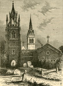 Morg Şapeli ve Yeni Kilise, Woburn, 1898. by Unbekannt