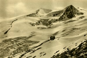 Neue Prager Hütte, Grossvenediger dağı, Tirol, Avusturya, c1935. by Unbekannt