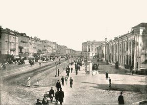 Nevsky Prospekt, St Petersburg, Rusya, 1895. by Unbekannt