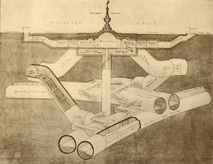 Yeni Piccadilly Circus Metro İstasyonu, 1930. by Unbekannt