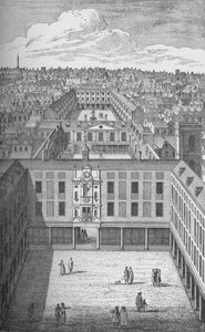 1701'de eski manastır binalarının yerini alan Bermondsey'deki Eski St. Thomass Hastanesi, by Unbekannt