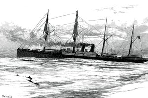 Orient Steam Navigation Companys vapuru Orient, c1880 by Unbekannt
