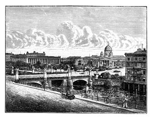 Saray Köprüsü ve Zevk Bahçesi, Berlin, Almanya by Unbekannt