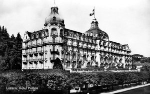 The Palace Hotel, Luzern, İsviçre, 20. yüzyılın başlarında by Unbekannt