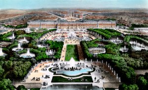 Versay Sarayı, Paris, Fransa, 20. yüzyılın başlarında by Unbekannt