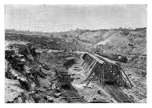 Panama Kanalı yapım aşamasında, c1890 by Unbekannt