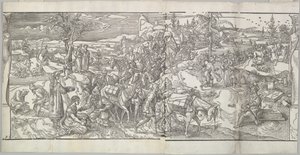 Ces Moeurs et fachons de faire de Turcz Customs frizinden bir Kervanın Geçişi ..., 1553. by Unbekannt