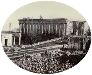 Kırım Savaşı'ndan sonra Sivastopol'daki Peter ve Paul Katedrali, Kırım, 1850'lerin sonlarında by Unbekannt